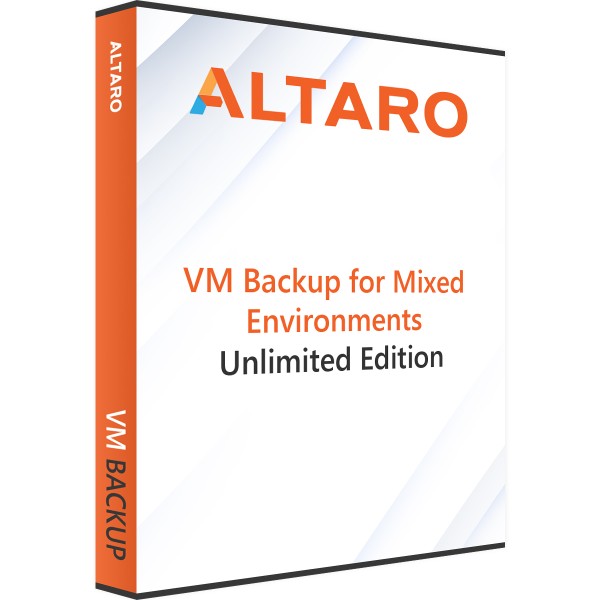 Altaro VM Backup para entornos mixtos (Hyper-V y VMware) - Edición ilimitada