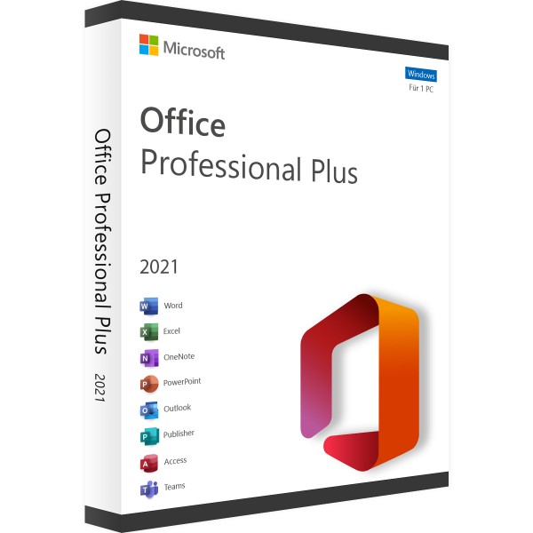 Microsoft Office 2021 Professional Plus | para Windows 1 - 5 dispositivos