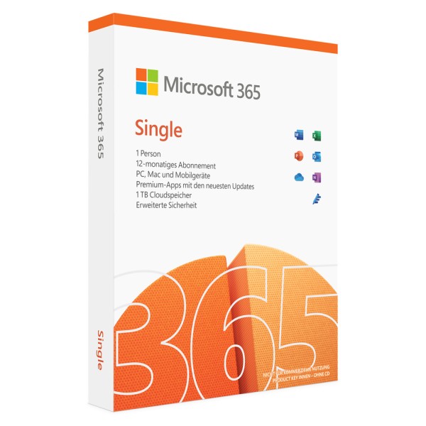 Microsoft Office 365 Single | para PC/Mac/Dispositivos Móviles