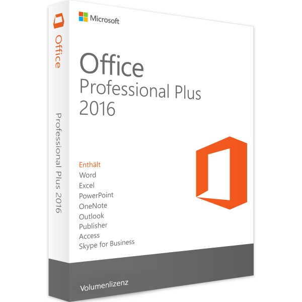 Microsoft Office 2016 Professional Plus | para Windows - Licencia por volumen