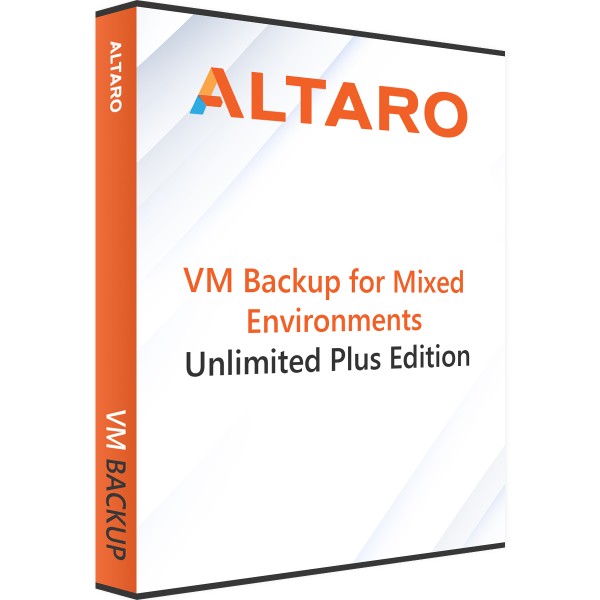 Copia de seguridad Altaro VM para entornos mixtos (Hyper-V y VMware) - Edición Unlimited Plus