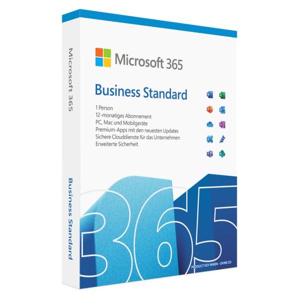 Microsoft Office 365 Business Standard | para PC/Mac/Dispositivos Móviles
