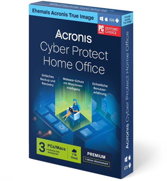 Acronis True Image 2021 Premium | Win / Mac / iOS / Android | 1 TB Almacenamiento en la nube