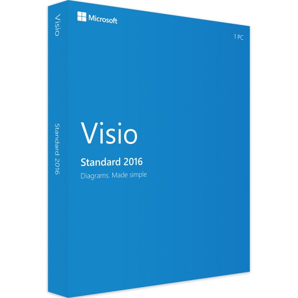 Microsoft Visio 2016 Standard | para Windows